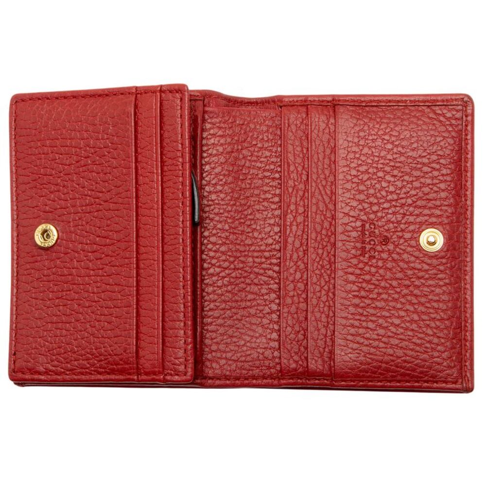 Gucci Leather GG Marmont Card Case - Picture 5 of 8
